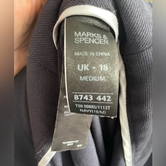 ⭐️Host Pick⭐️ MARKS & SPENCER navy blue suit - Picture 7 of 8